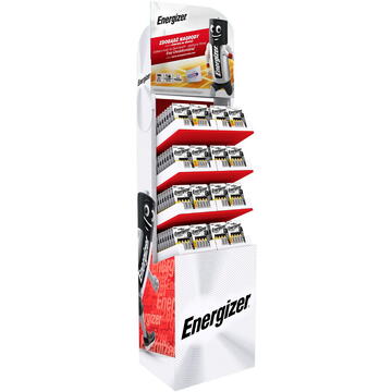 Display batteries Energizer Alkaline Power 864 pieces (120 x 4 AA + 96 x 4 AAA)
