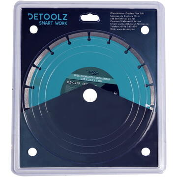 Detoolz Disc diamantat segmentat 230x25.4x7mm