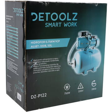 Detoolz Hidrofor 0,75kW/1HP AUJET-100B 50L