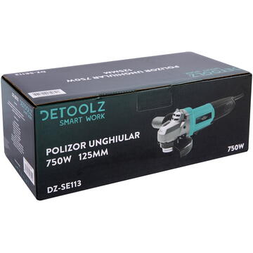 Detoolz Polizor unghiular 750W 125mm DZ
