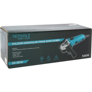Detoolz Polizor unghiular 115mm 500W Hobby