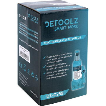 Detoolz Cric hidraulic 6T tip butelie