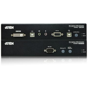 Switch Aten CE680 KVM switch Rack mounting Black