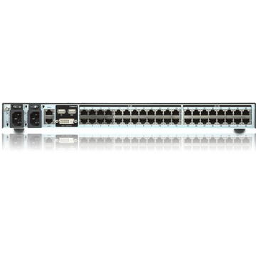 Switch Aten 40-Port 3-Bus CAT5e/6 KVM Over IP Switch, with Audio & Virtual Media Support