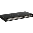 Switch D-Link DGS-1520-52, 48 x Ports Gigabit, 4 x Ports SFP, Rackmount