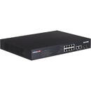 Switch Switch EDIMAX GS-5210PL  (VLAN 12-Port Gigabit PoE+ Long Range Web Smart 2x Gigabit RJ45 and 2x SFP Ports)