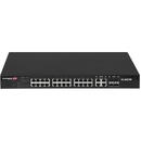 Switch Edimax ES-5424P network switch Fast Ethernet (10/100) Power over Ethernet (PoE) 1U Black