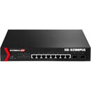 Switch Edimax GS-5208PLG network switch Gigabit Ethernet (10/100/1000) Black 1U Power over Ethernet (PoE)