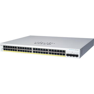 Switch Cisco CBS220-24P-4X network switch Managed L2 Gigabit Ethernet (10/100/1000) Power over Ethernet (PoE) White