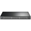 Switch TP-Link TL-SG3452XP JetStream PoE Switch Managed L2+ Gigabit Ethernet (10/100/1000) Power over Ethernet (PoE) 1U Black