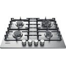Plita Hotpoint PPH 60G DF/IX Hob, Electric, Width 59 cm, 4 cooking zones, Stainless Steel