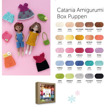 Ata de cusut, brodat si surfilat mez crafts Crochet set (25 colours) Catania Amigurumi Dolls