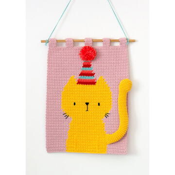 Ata de cusut, brodat si surfilat mez crafts Crochet kit cat