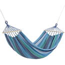 NILS eXtreme Hammock with wooden beam and metal handle NILS CAMP NC9004 Blue