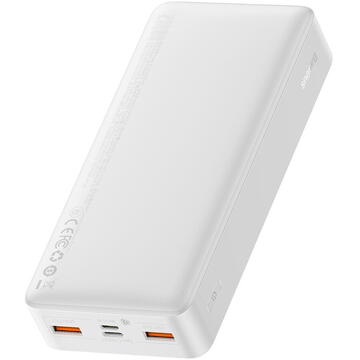 Baterie externa Baseus Power Bank Bipow 20000mAh, 2 x USB, USB-C, 20W White