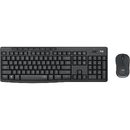 Tastatura Logitech MK295, RU Russian, Wireless + Mouse Negru