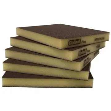 Abrazive vopsitorie Set Tampon Slefuire Colad Foam Sanding Pads, P60, 10 buc