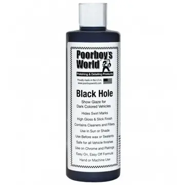 Produse cosmetice pentru exterior Poorboy's World Glaze Vopsea Black Hole 473ml