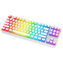 Tastatura SPC Gear GK630K Tournament Kailh Red RGB Pudding Edition keyboard USB QWERTY English White