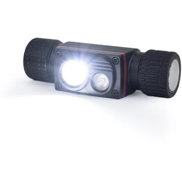 Lanterna frontala PNI Adventure F80 Dual LED, 1000 lm, 6W, 2200 mAh, IP68
