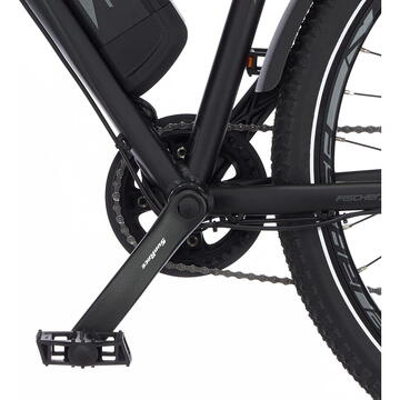 Bicicleta Fischer die fahrradmarke FISCHER Bicycle Terra 2.1 (2022), Pedelec (black (matt), 48 cm frame, 27.5)