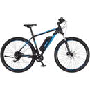 Bicicleta Fischer die fahrradmarke FISCHER Bicycle Montis EM1724.1 (2022), Pedelec (black/blue, 51 cm frame, 29)