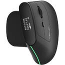 Mouse DeLux MV6 DB Wireless Ergonomic black