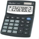 Calculator de birou OFFICE CALCULATOR VECTOR KAV VC-812 LB BLACK