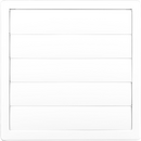 Grila aerisire gravitationala KARRO,170mmx170mm,ø100, alb