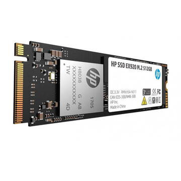 SSD HP EX920 512GB M.2 NVMe PCIe Gen3 x4 R/W:3200/1600 MB/s 3D NAND 2280