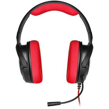 Casti Corsair Stereo Gaming Headset HS35 Red (EU)