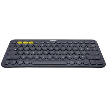 Tastatura Logitech K380 Multi-Device Bluetooth, Bluetooth, gri inchis, US-Intl