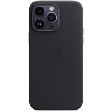 Husa Apple iPhone 14 Pro Max Leather MagSafe - Midnight