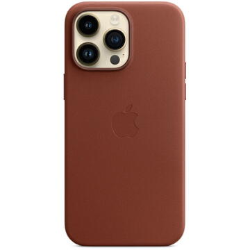 Husa Apple iPhone 14 Pro Max Leather MagSafe - Umber