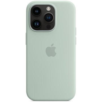 Husa Apple iPhone 14 Pro Silicone MagSafe - Succulent