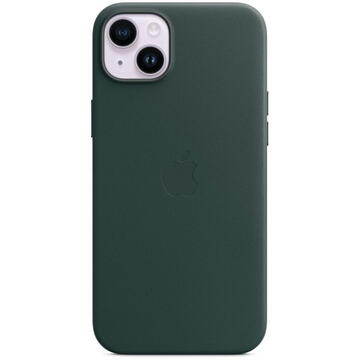 Husa Apple iPhone 14 Plus Leather Case MagSafe - Forest Green