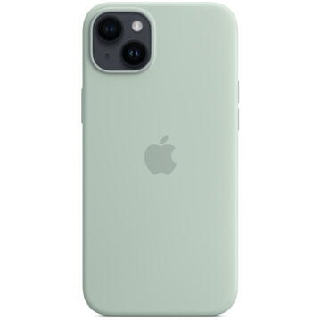 Husa Apple iPhone 14 Plus Silicone MagSafe - Succulent