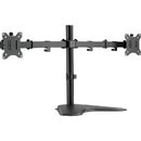 Logilink Dual monitor stand 17–32" Black