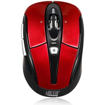 Mouse Adesso Wireless mini mouse  iMouse S60R  1600 DPI  Negru/Rosu