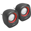 UGO Computer Speakers 2.0 Tamu S100 red