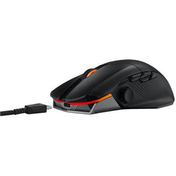 Mouse Asus ROG Chakram X, USB/Bluetooth, Black
