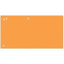 Accesorii birotica Separatoare carton pentru biblioraft, 190 g/mp, 105 x 240mm, 100/set, Office Products Duo - orange