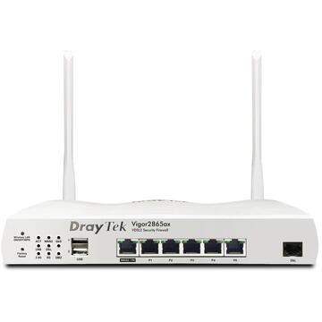 Router wireless Dray Tek Vigor 2865ax Gigabit Ethernet Dual-band  White