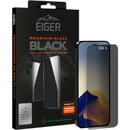 Eiger Folie Sticla 2.5D Mountain Glass Privacy iPhone 14 Pro Max Black