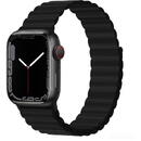 Devia Curea Deluxe Series Sport 3 Silicone Magnet Apple Watch 42mm / 44mm / 45mm Black