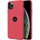 Husa Nillkin Super Frosted Shield - Etui Apple iPhone 11 Pro Max z wycięciem na logo (Bright Red)