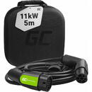 Green Cell EV11 electric vehicle charging cable Black Type 2, 5m