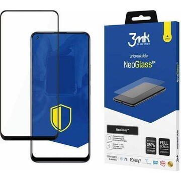 3MK NeoGlass Realme 8 4G Negru/black