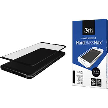 3MK HardGlass Max New Sam Note 10 czarny, FullScreen Glass Sensor-Dot