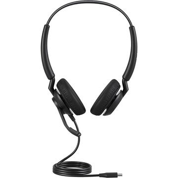 Casti Jabra Engage 40, headset (black, stereo, UC, USB-C)